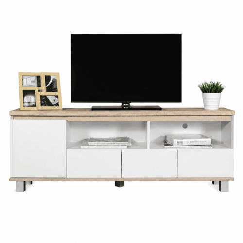 ATP-AVR-0822D-SOL TV STAND - White